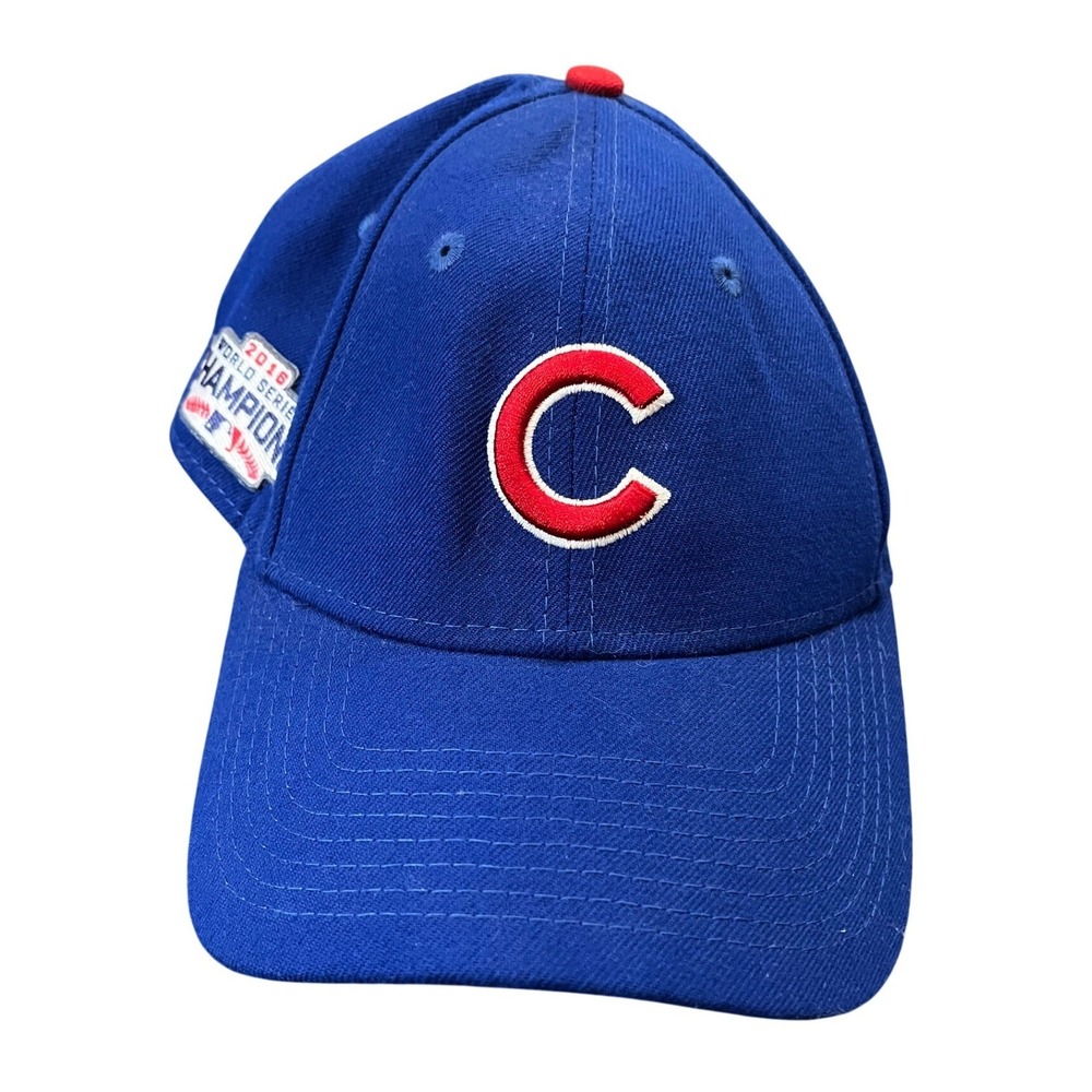 New Era Hat Unisex OSFA Blue Chicago Cubs 2016 World Series Champions 9FORTY